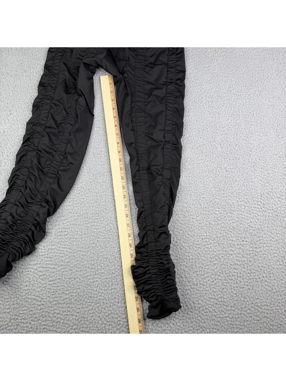 Agogie Wearable Resistance +20 Ruched Black Pants Women's Medium Strectch Sculpt - Picture 9 of 11